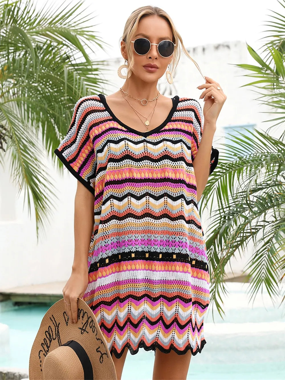 Easy Fit Rainbow Cover-Up for Wome